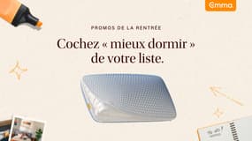 Ce pack d'oreillers Emma est en promotion folle pour la rentrée