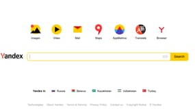 Yandex, le moteur de recherche russe
