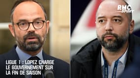 Ligue 1 : Lopez charge le gouvernement sur la fin de saison 