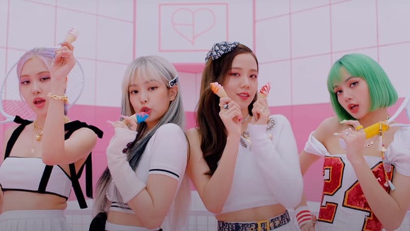Les chanteuses de Blackpink dans le clip de "Ice Cream", en duo avec Selena Gomez