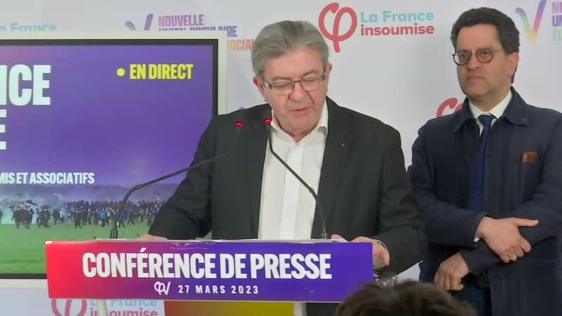 Sainte-Soline: Jean-Luc Mélenchon accuse Gérald Darmanin 