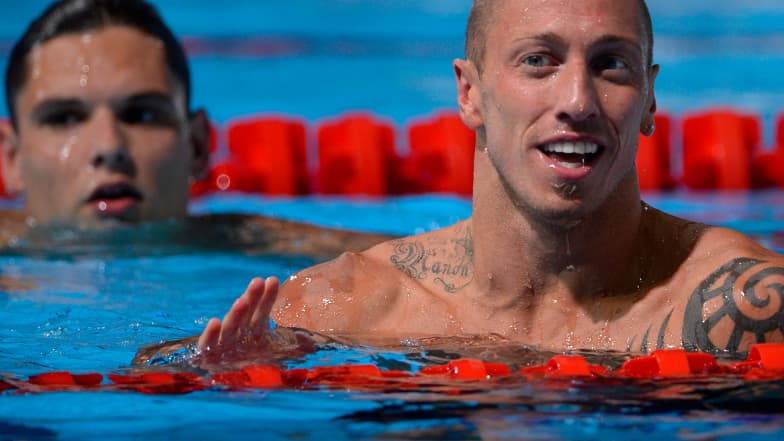 Frédérick Bousquet et Florent Manaudou