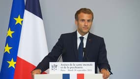 Emmanuel Macron aux Assises de la Santé mentale ce mardi.