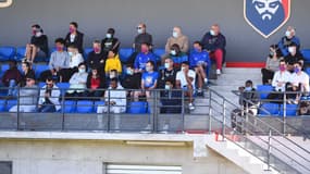 Des spectateurs lors du match amical Caen-Paris FC, le 11 juillet 2020