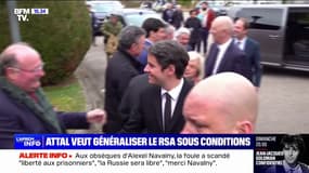 Gabriel Attal en déplacement dans les Vosges pour promouvoir le travail