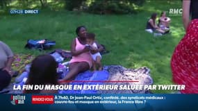 #Magnien, la chronique des réseaux sociaux : La fin du masque en extérieur saluée par Twitter - 17/06