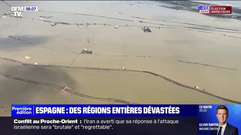 Inondations en Espagne: l'ampleur des dégâts vue du ciel