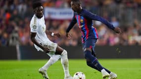 Alphonso Davies et Ousmane Dembélé