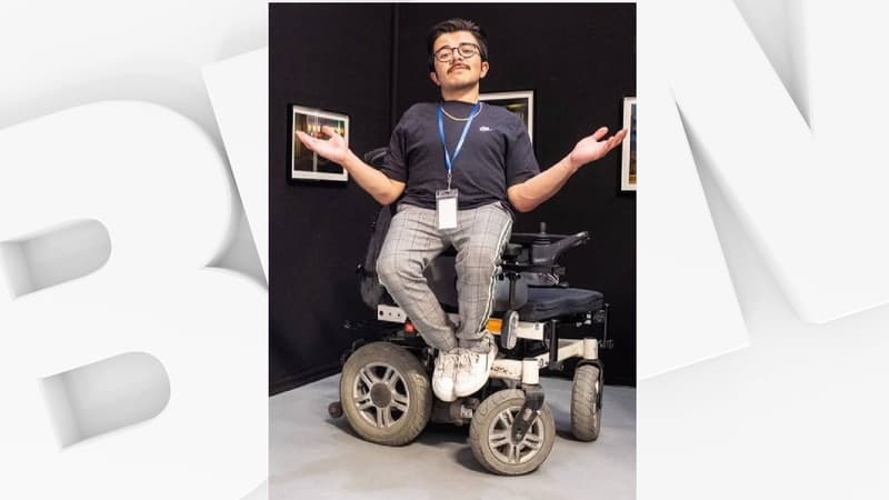 Cliff Chan, photographe lillois victime d'un vol de fauteuil roulant