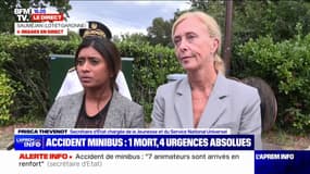 Accident d'un minibus de colonie de vacances: "Une cellule psychologique a été mise en place", affirme Prisca Thevenot, secrétaire d'État chargée de la Jeunesse