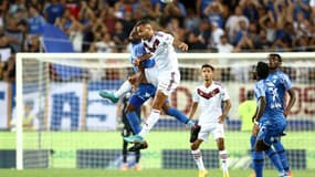 Fransergio lors du match nul entre Grenoble et Bordeaux (0-0).
