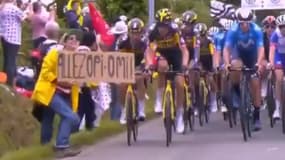 La chute sur le Tour de France, le 26 juin 2021.