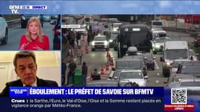 Éboulement en Savoie: "Encore 10.000 véhicules" encore bloqués sur la RN90 selon le préfet de Savoie