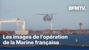 Pétrolier russe Grinch: les images de l'arraisonnement par la Marine française 