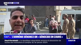 Haut-Karabakh: "Nous demandons à Emmanuel Macron d'agir", indique Franck Papazian (coprésident du Conseil de coordination des organisations arméniennes de France)