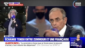 "Ça me conforte dans l'idée qu'Éric Zemmour ne respecte pas la République": Zina Terki revient sur son échange tendu avec Éric Zemmour