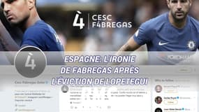 Espagne: l'ironie de Fabregas après l'éviction de   Lopetegui