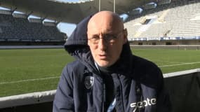 Bernard Laporte, directeur du rugby de Montpellier, le 12/01/2024