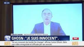 "Je suis innocent." Carlos Ghosn réfute toutes les accusations contre lui dans une vidéo diffusée par ses avocats