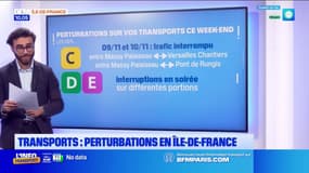 Île-de-France: le point sur les perturbations ce week-end dans vos transports en commun