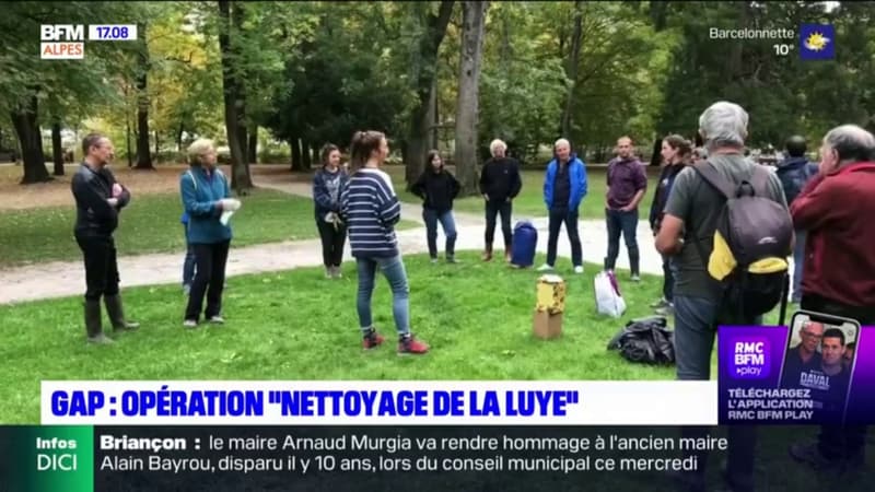 Gap: des bénévoles se sont attaqués au nettoyage de la Luye
