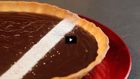 Recette de la tarte gourmande au chocolat (Vidéo)