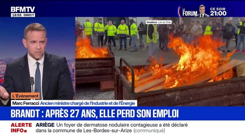 Liquidation de Brandt: "C'est un traumatisme pour l'ensemble des familles", dit Marc Ferraci, ancien ministre chargé de l'Industrie et de l'Énergie