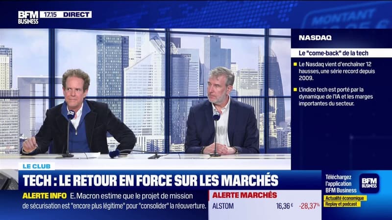 Tech : le retour en force sur les marchés