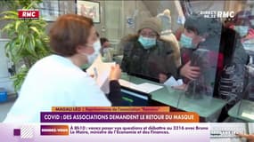 Covid: des associations demandent le retour du masque 