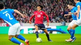 Le Lillois Bouaddi face à Klaksvik 
