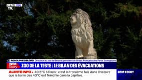"Par chance, le feu s'est déporté et a contourné le zoo" de La Teste-de-Buch, raconte Rodolphe Delord
