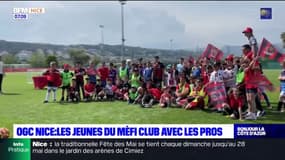 OGC Nice: les jeunes du Mèfi club s'entraînent avec les professionnels