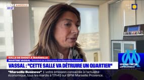 "Cette salle va détruire un quartier": Martine Vassal demande l'abandon du projet de halte soins addictions à Marseille
