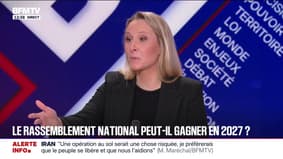 "Quel sens à cette candidature?", s'interroge Marion Maréchal au sujet de Sarah Knafo (Reconquête), en lice aux municipales à Paris