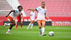 La joueuse de Montpellier Lola Gstalter contre Dijon en Arkéma Première Ligue, le 20 septembre 2025