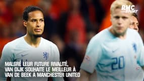 Malgré la rivalité Liverpool/MU, van Dijk "souhaite le meilleur" à van De Beek 