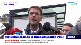 Retraites: le maire de Rouen dresse le bilan des dégradations