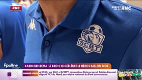 Karim Benzema: à Bron, on célèbre le héros ballon d'or