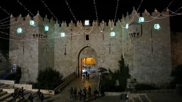 La Porte de damas à Jérusalem.