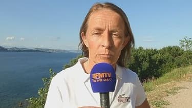 Isabelle Demongeot, au micro de BFMTV, le mercredi 7 mai 2014.