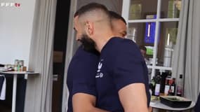 Kylian Mbappé et Karim Benzema