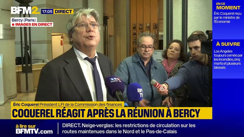 Réunion sur le budget avec le PS, PCF et EELV: Éric Coquerel pointe 