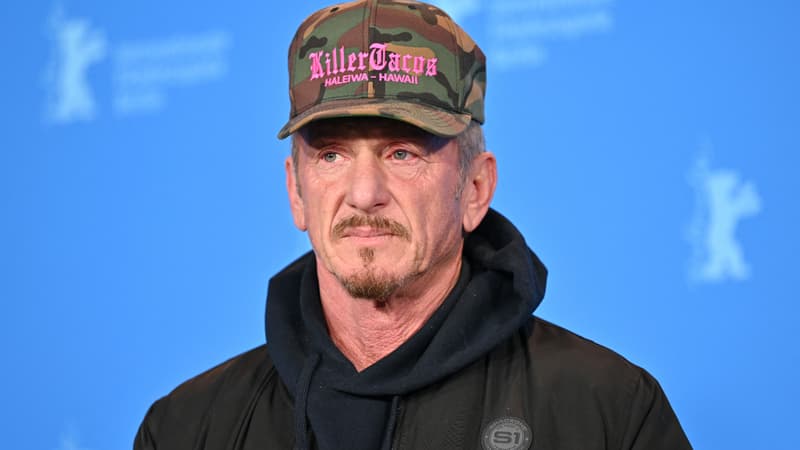 Sean Penn au festival de Berlin le 18 février 2023