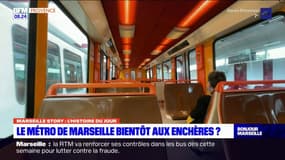 Marseille: les vieilles rames de métro bientôt aux enchères