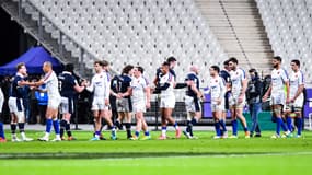 Le XV de France face à l'Écosse, au Stade de France (Saint-Denis) le 26 mars 2021