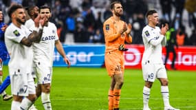Les joueurs marseillais après OM-PSG