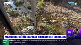 Manosque: un important dépôt sauvage découvert au ravin de Drouille