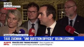 Taxe Zucman: "Il ne faudrait pas que des impôts improvisés créés des faillites certaines", déclare Sébastien Lecornu