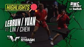 Résumé Saudi Smash : La paire A. Lebrun / J. Yuan contre le duo Lin / Chen