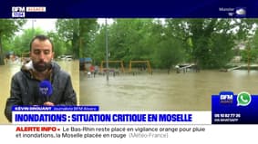 Inondations: situation critique en Moselle